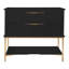 Kim 2 - Drawer Solid Wood Nightstand-871055807