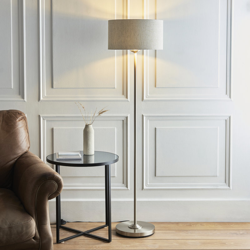 Landover 1lt Floor light, Antique Brass, Gold