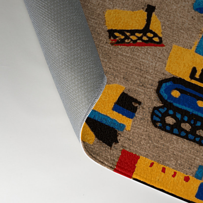 Tapis intérieur et extérieur beige Transport, Rectangle 9 pi x 12 pi