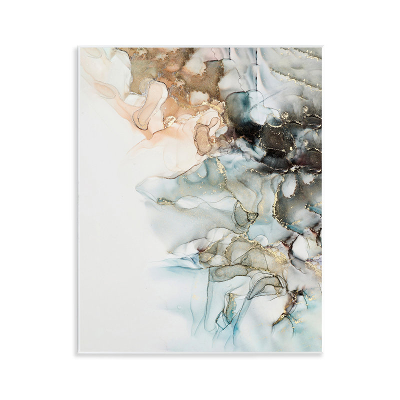 "Glam & Neutral Abstraction", art mural par Incado