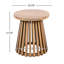 Table d'appoint d'extérieur en bois pour patio-2101990838