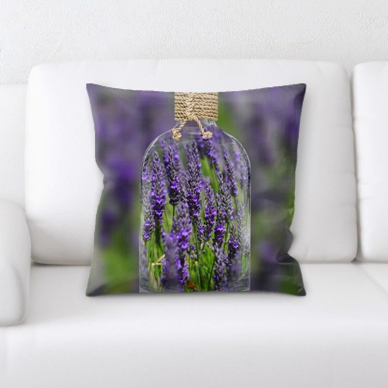 Microsuede Throw Pillow