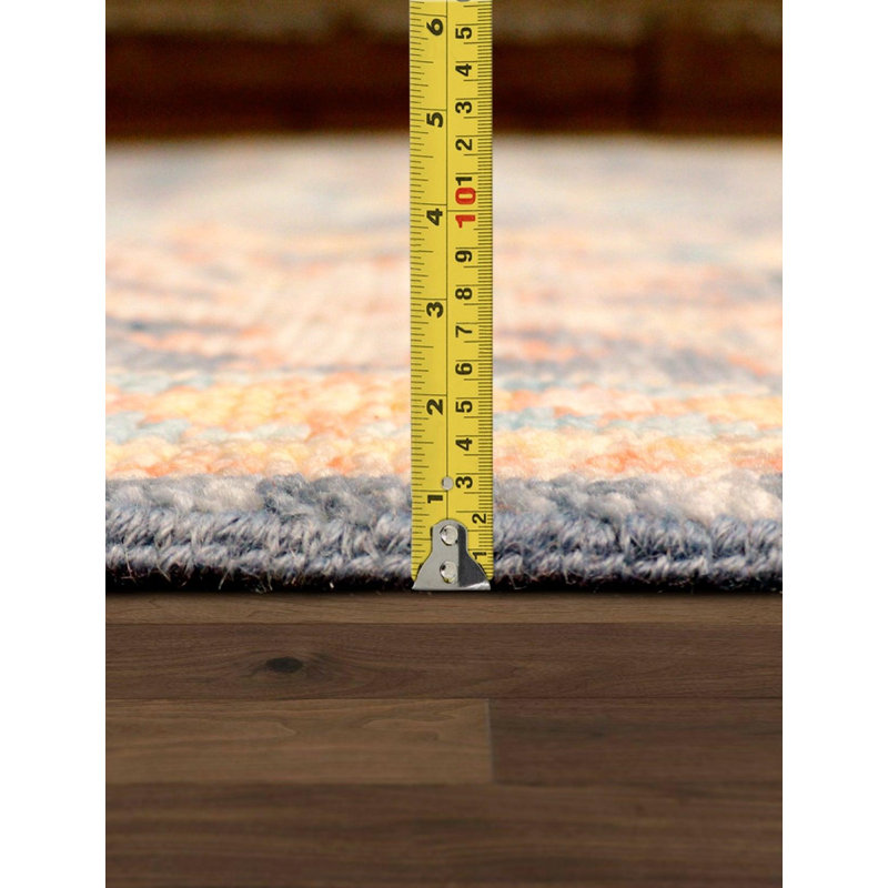 Oriental Area Rug in Blue, Rectangle 8'3" x 10'2"