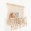 Macrame Wall Storage Bin, For Toys, Books, Swaddles, 16"x22", By Crane Baby