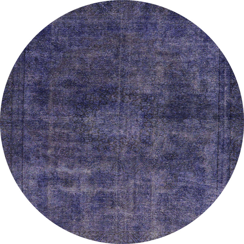 5 - Tapis abstrait moderne 589, Rond 7 pi