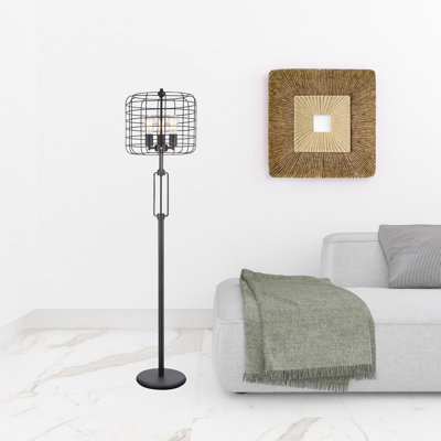 Dietsche 63'' Black Novelty Floor Lamp