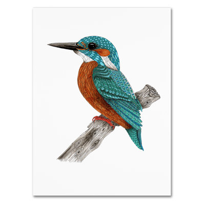 « mr. kingfisher », reproduction d’impression sur toile tendue