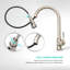 Évier de cuisine encastré avec robinet et crépine Topmount L 30 po x l 22 po