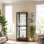 Luke V Lighted Curio Cabinet-406363447