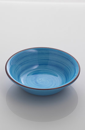 St Tropez Acrylic Dining Bowl, Turquoise