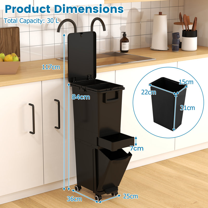 Plastic Waste Bin