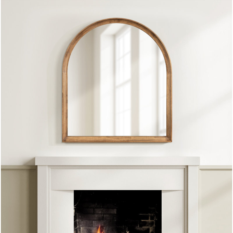 Miroir mural Branwell, 36 po x 32 po, Brun rustique