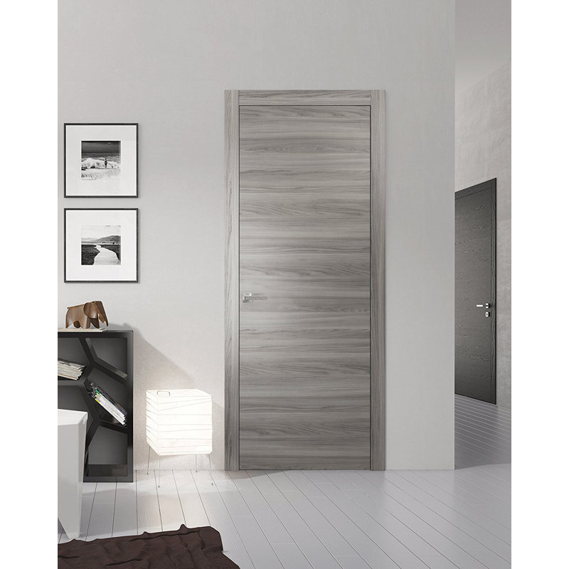 Porte intérieure moderne avec poignée | Planum 0010 | Garniture simple à panneau simple Regural | Salle de bain