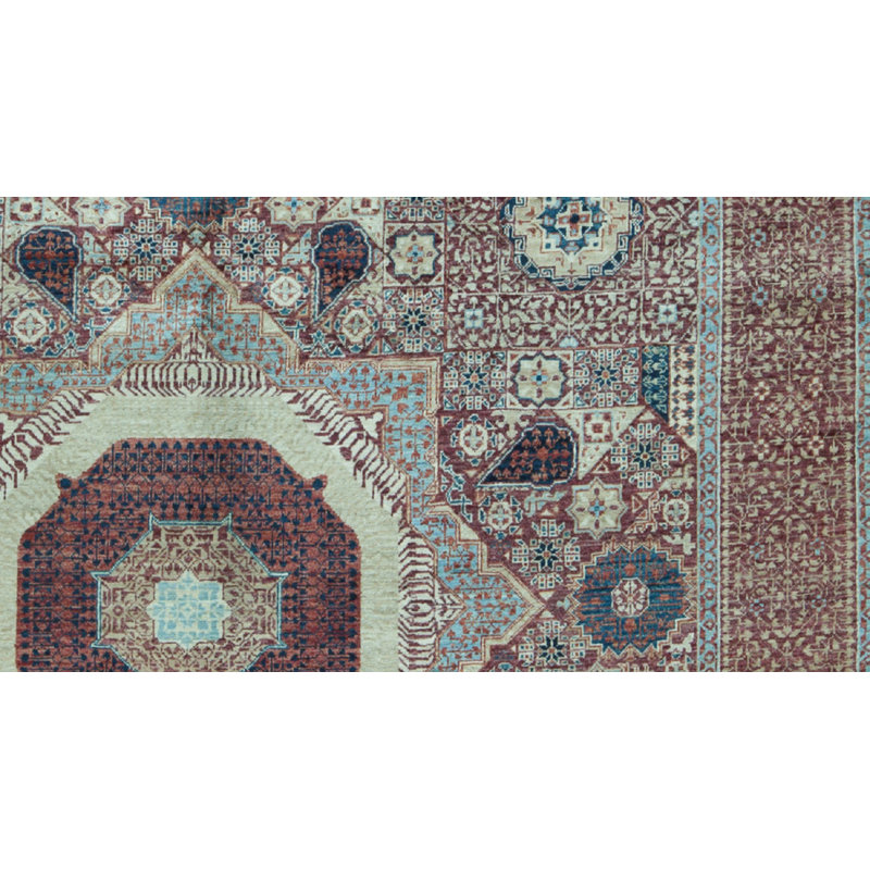 Tapis rouge noué à la main de haute qualité