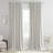 100% Blackout Thermal Insulated Linen Drapes,Back Tab Hooks Drapes (Set of 2,With Hooks)-859381919-857481019