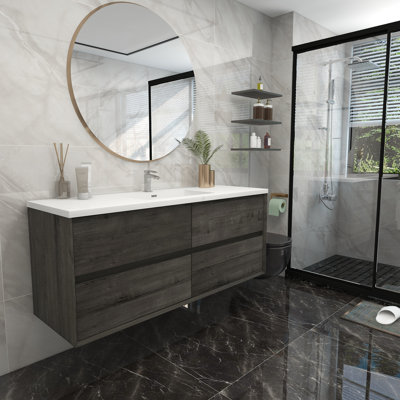 Meuble-lavabo simple 60 po