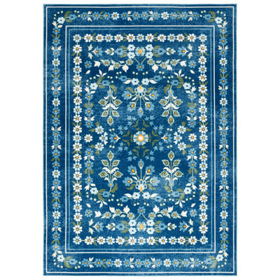 Tapis floral lavable à la machine MSRW 179 Performance