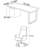 Italian minimalist stone slab desk