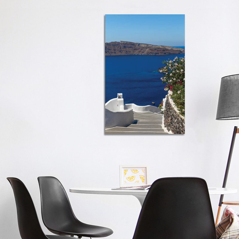 Santorini by Alexandre Venancio - Wrapped Canvas Gallery-Wrapped Canvas Giclée, 101.6 cm H x 66.04 cm W x 1.91 cm D