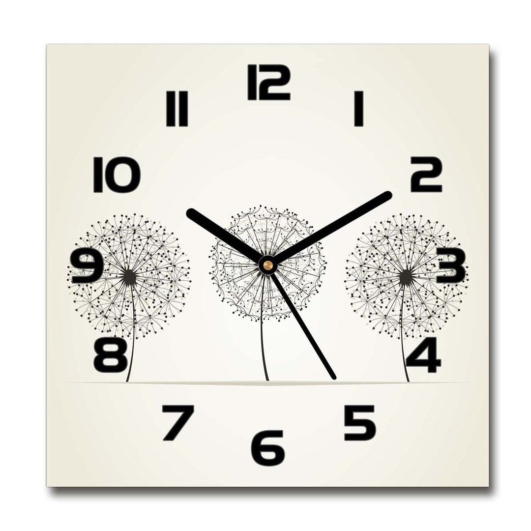 Analoge Wanduhr Dandelions 60 cm Geräuschlos