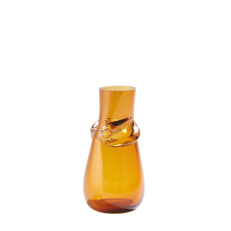 Knot Vase, 11.5" H x 5.5" W x 5.5" D, Yellow