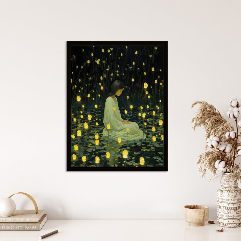 Diwali At Dusk Whimsical - Single Picture Frame Print