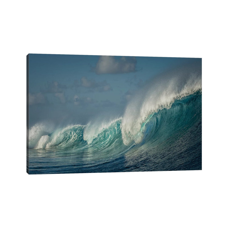 Salt Water Machine by Mathilde Guillemot - Wrapped Canvas Painting, 20.32 cm H x 30.48 cm W