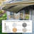 Yescom Outdoor Awning Patio Window Door Canopy Cover UV Protection Hollow Sheet-112400384-112400385