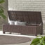 Banc de rangement en osier PE