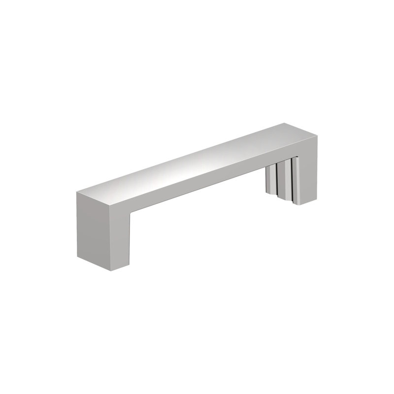 Poignée d'armoire en chrome poli centre à centre Augment - 3-3 / 4 po (96 mm) - paquet de 10, Chrome poli, 3 3/4"