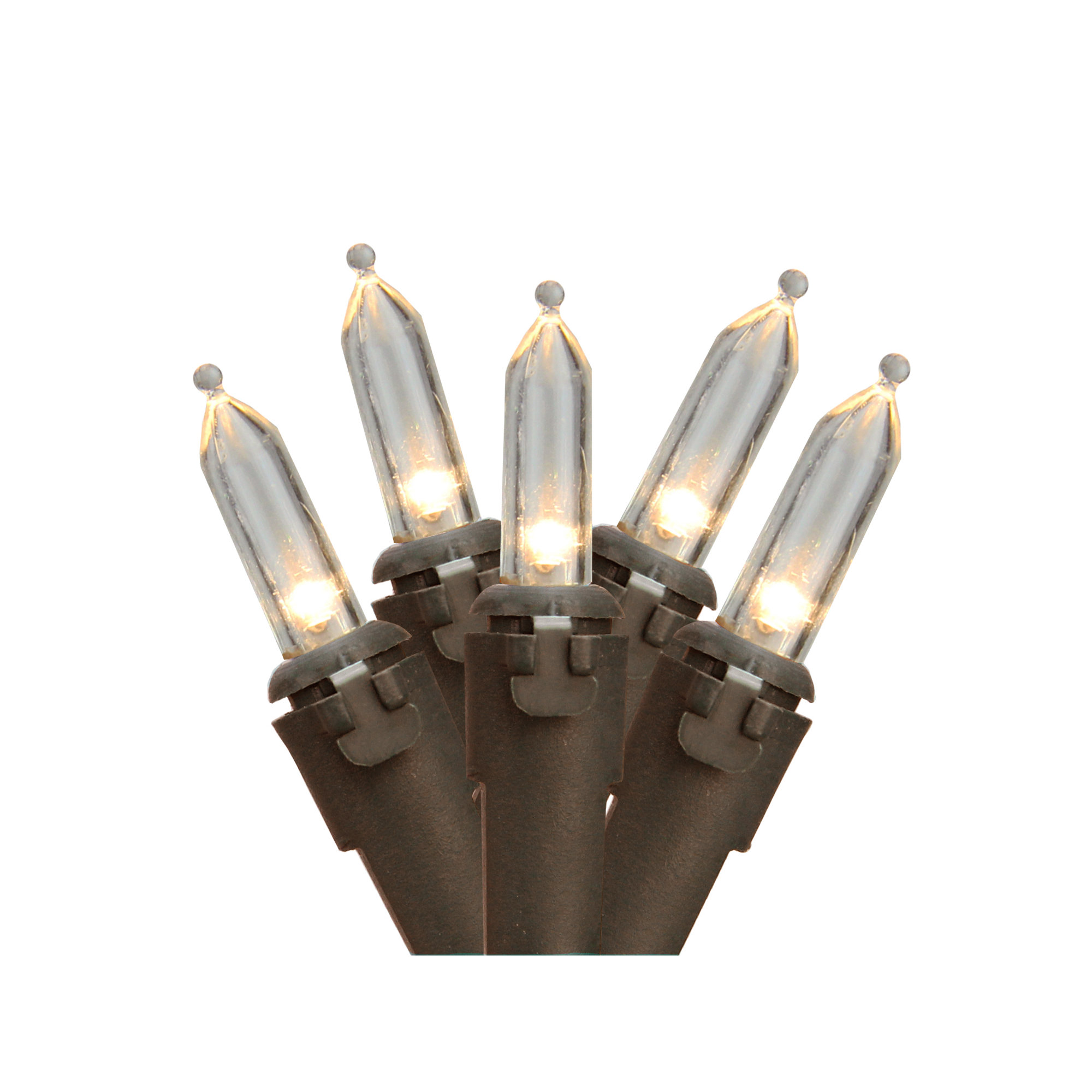0.3'' String Lights, Warm White/Brown, 50