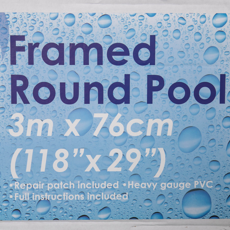 Charleah Giant Round Framed Inflatable Pool