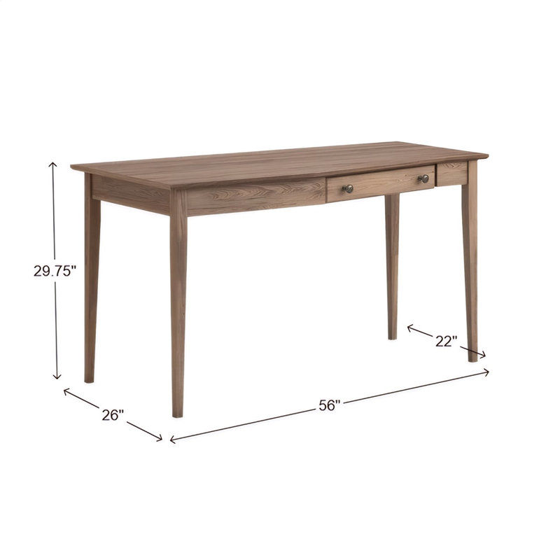 Bureau en bois massif gauche Malani, Bois flotté