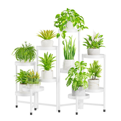 10 Tier Metal Plant Stand for Indoor Outdoor