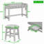 Solid Wood Top Dining Set-120004736