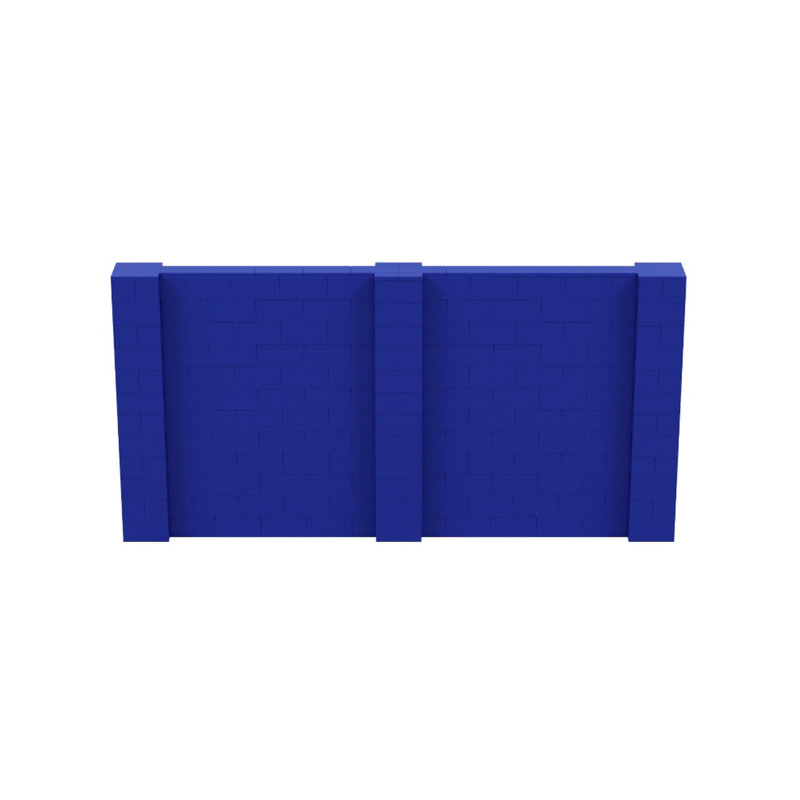 Cloison 1 panneau autoportante, Bleu, H 72 po x l 144 po x P 12 po
