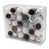 Black/White/Silver