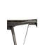 Amsterdam Extendable Glass Top Metal Base Dining Table-91357762