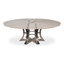 Tower Round Solid Oak Dining Table-1187933854