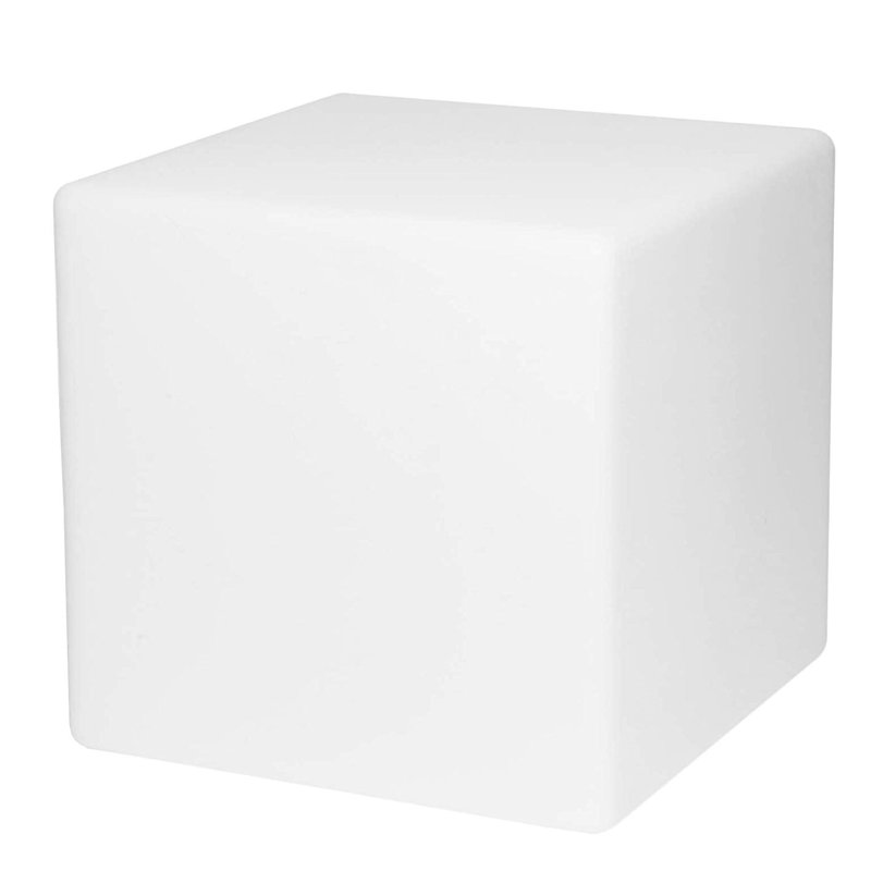 Cordless LED Color Changing Cube Chair & Light-Up Glow Cube Rechargeable Waterproof RGB Table Lamp with Remote Control Battery-Powered Outdoor Lantern