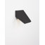 Black Integrated LED Outdoor Flush Mount