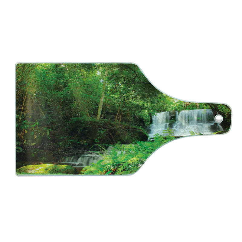 Planche à découper en verre trempé Ambesonne
