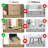 43.5" Medium Size Makeup Vanity Table Set with Mirror and Lights, Fluted Design  with 10 Drawers & 2 Transparent Glass Cabinets, Stool and Charging Station-1963439084