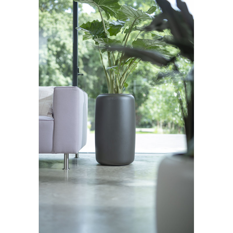 Pure Beads Pot Planter, 47.6 H x 39.2 W x 39.2 D, Black