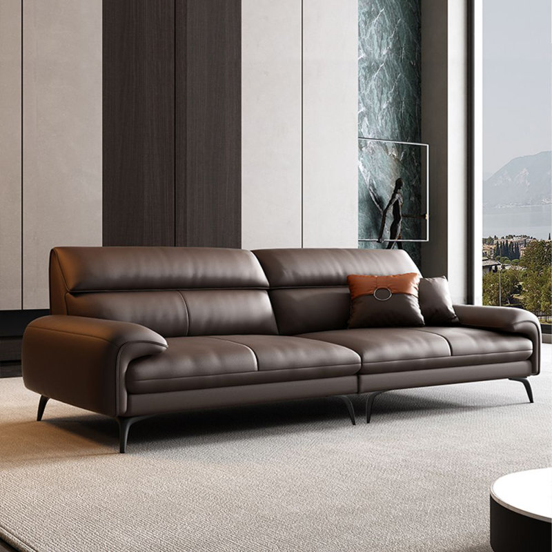 Coussin de canapé modulaire en similicuir, 4, H 3,46 po x l 110,24 po x P 35,43 po