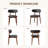 Upholstered Solid Wood Side Chair Dining Chairs-2049624470