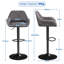 Bigvai Adjustable Height Counter Stool with Metal Frame-800506886