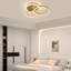 Kucharski 3-Light Champagne Ring Dimmable LED Flush Mount