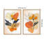  "Ember Blooms No. 1 & 3" par Sally Ann Moss, art mural sur toile encadré