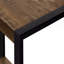 Table d'appoint, table d'appoint, table de bout, table de chevet, lampe, stratifié, métal, industriel